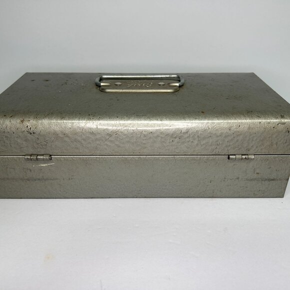 Beach Industries Limited Vintage Metal Cash Box - Picture 7 of 9